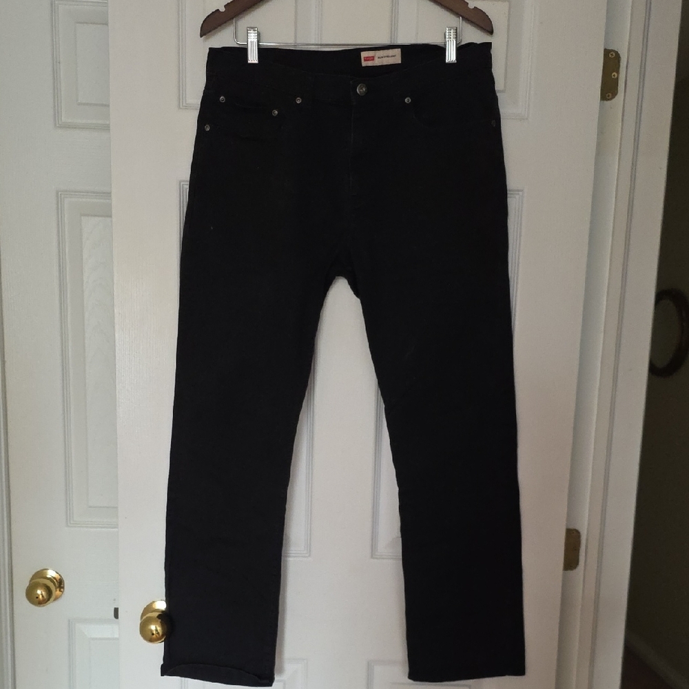Wrangler Men’s Slim Straight Black Jeans